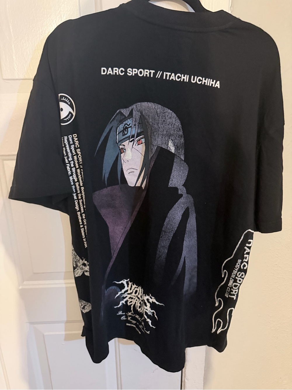 NWOT RARE SIDE BY SIDE DARC SPORT Itachi Uchiha Graphic Men’s Shirt